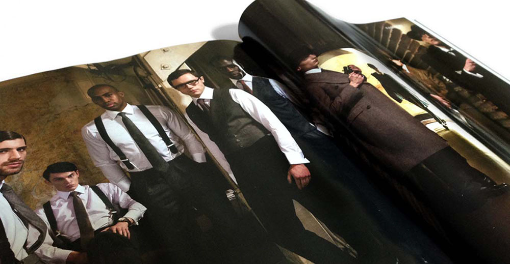 Anderson & Sheppard printed brand materials GQ UK The English Gentleman at the Cabinet War Rooms