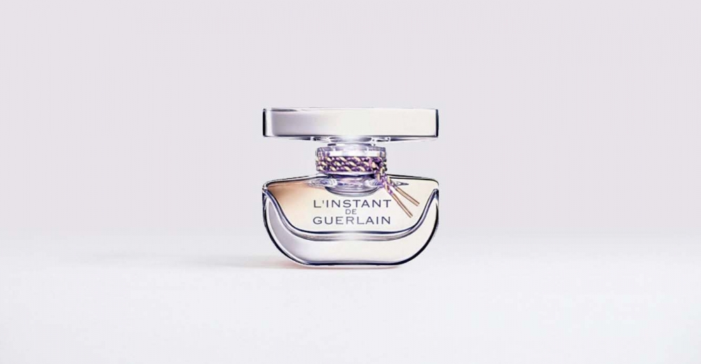 Product Package Design for Guerlain l'instant de Guerlain woman short bottle