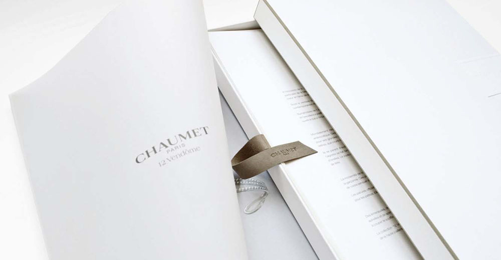 Portfolio book design for Chaumet Paris limited edition