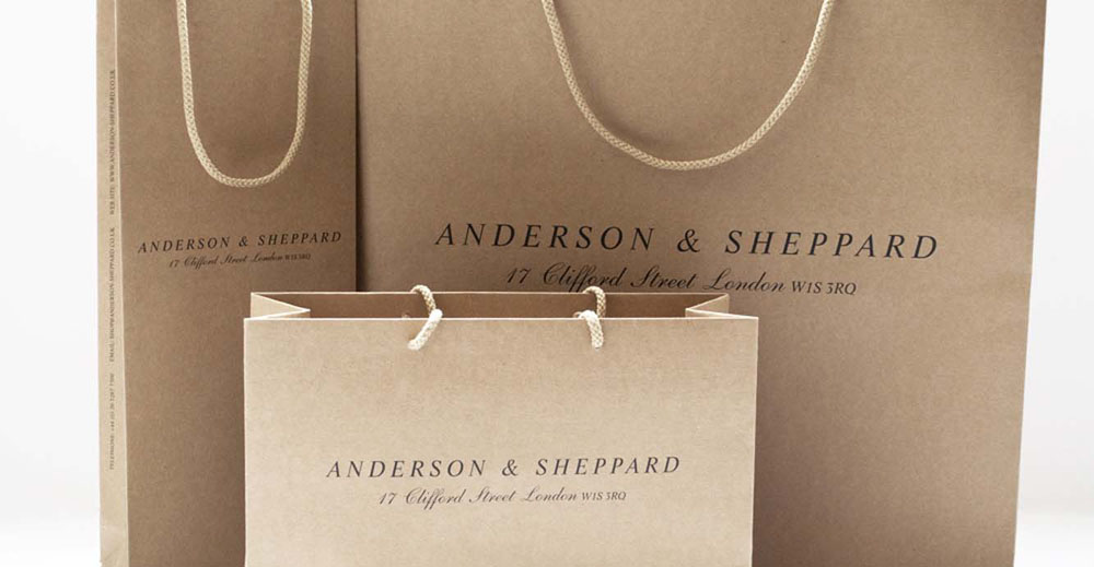 Brand Visual Advertising for Anderson & Sheppard