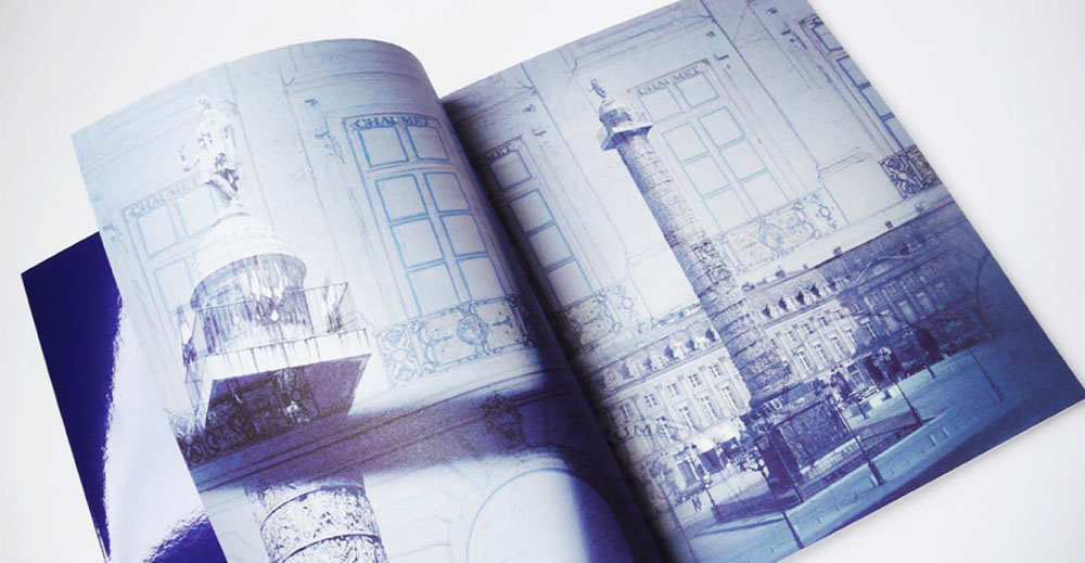 Portfolio book design for Chaumet Paris 200 years of watch creation horlogere