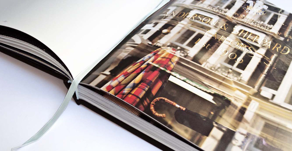 Anderson & Sheppard printed brand materials A Style Is Born