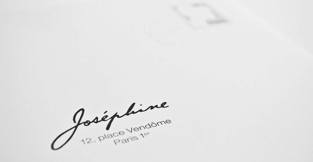 Portfolio book design for Chaumet Paris Josephine collection