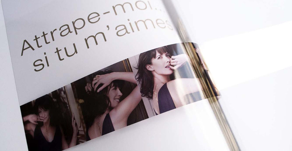 Portfolio book design for Chaumet Paris Attrape-moi collection